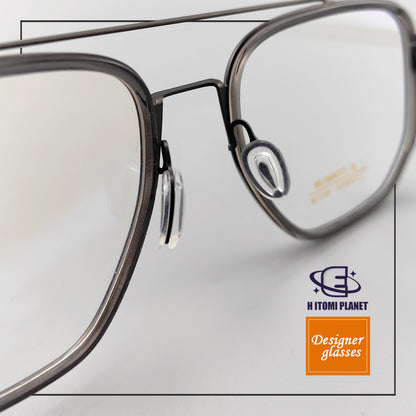 Vintage Aviator Optical Glasses | Beta Titanium Frame & Sporty Design - EO-3019