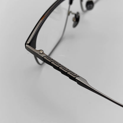 Stylish Browline Titanium Eyeglasses - Browline Frames for Optimal Comfort - EO-780