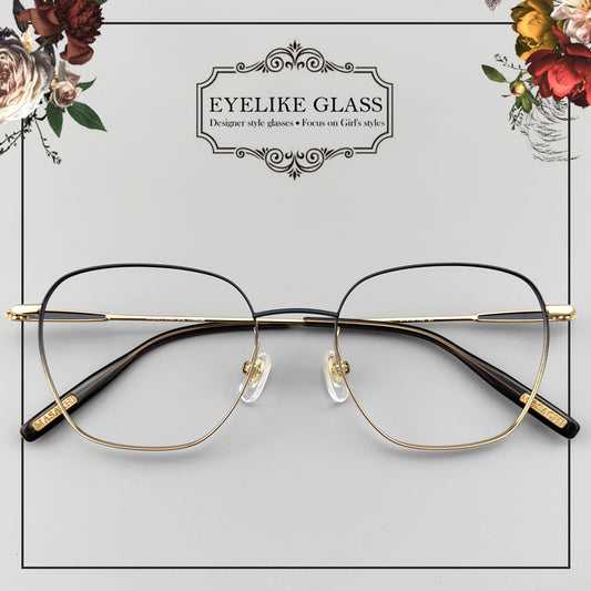 2025 New Design Full Rim Glasses for Women | Customizable Lenses - EO-6405