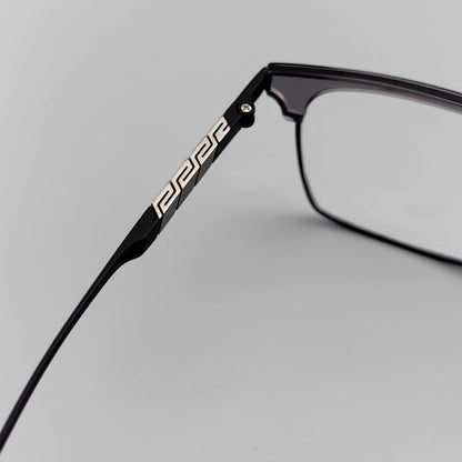 Stylish Browline Titanium Eyeglasses - Browline Frames for Optimal Comfort - EO-780