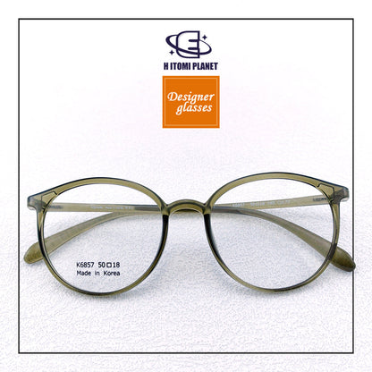 Korea TR90 light weight transparent frame glasses - EO-6857