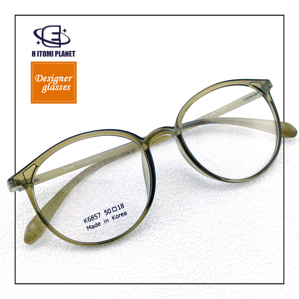 Korea TR90 light weight transparent frame glasses - EO-6857