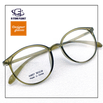 Korea TR90 light weight transparent frame glasses - EO-6857