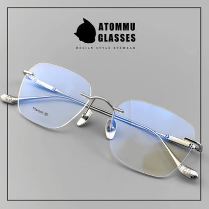 Lightweight Frameless Titanium Glasses | 17g, Perfect for All Face Shapes - EO-754