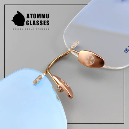 Lightweight Frameless Titanium Glasses | 17g, Perfect for All Face Shapes - EO-754