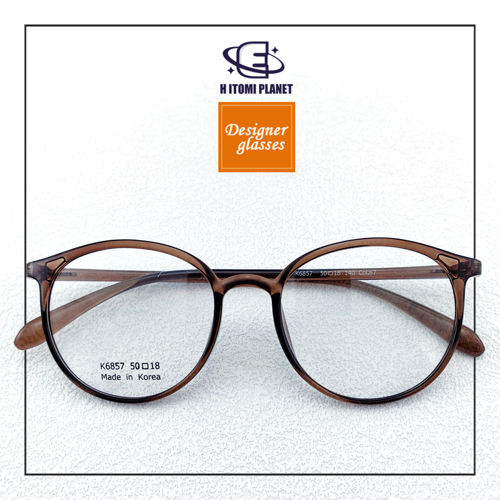 Korea TR90 light weight transparent frame glasses - EO-6857