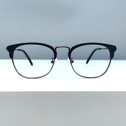 Wooden & Pure Titanium Browline Eyeglasses EO-8106