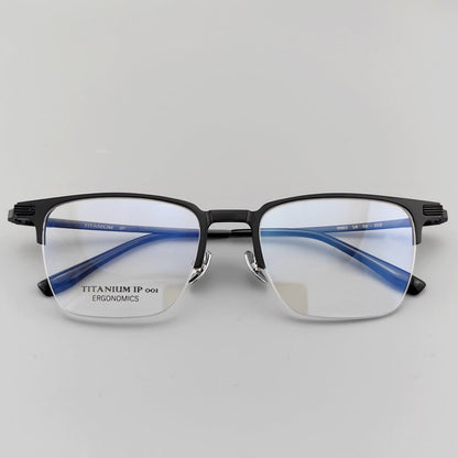 [Buy one get two] Magnetic Glass Titanium Clip - On Optical Glasses with Bonus Sunglass Clips - EO - 9903 - HP eyeglasses