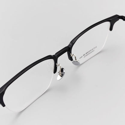 [Buy one get two] Magnetic Glass Titanium Clip - On Optical Glasses with Bonus Sunglass Clips - EO - 9903 - HP eyeglasses