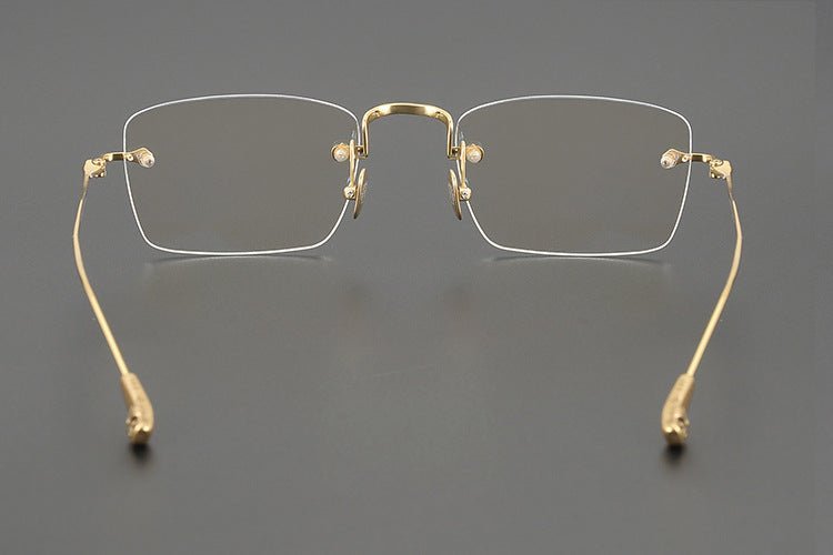 Chrome Hearts - Inspired rimless square glasses | Japanese Craftsmanship Pure Titanium Square Frames - HP eyeglasses