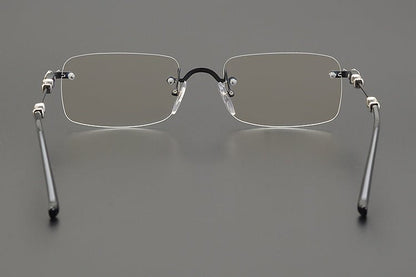 Chrome Hearts Rimless Titanium Glasses | Lightweight Square Frames for Men - HP eyeglasses