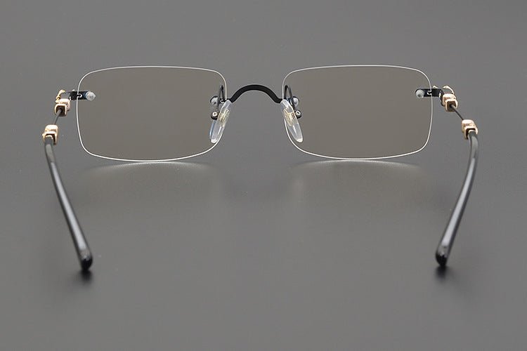 Chrome Hearts Rimless Titanium Glasses | Lightweight Square Frames for Men - HP eyeglasses