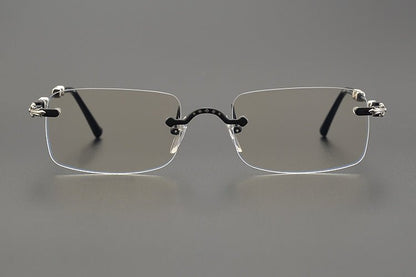 Chrome Hearts Rimless Titanium Glasses | Lightweight Square Frames for Men - HP eyeglasses