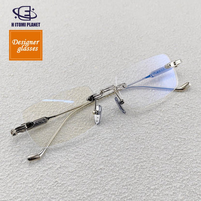 Chrome Hearts - Style Rimless Glasses | Pure Titanium Frame with Medieval Detailing - HP eyeglasses