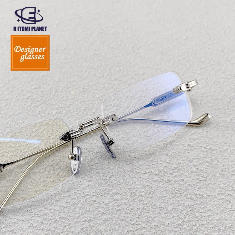 Chrome Hearts - Style Rimless Glasses | Pure Titanium Frame with Medieval Detailing - HP eyeglasses