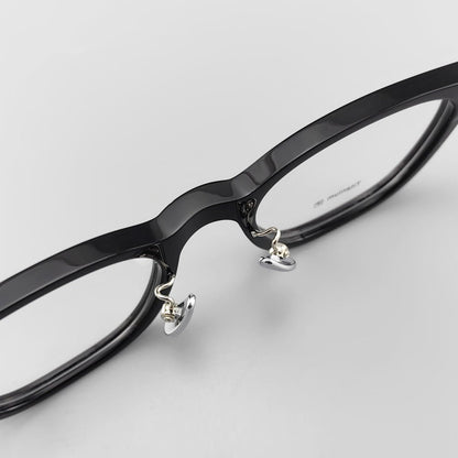 Classic Design Black Acetate Eyeglass Frame - EO 672 - HP eyeglasses