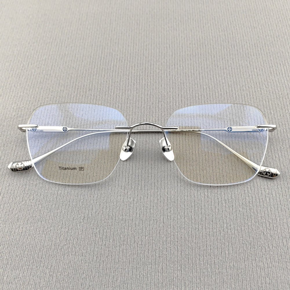 Japanese Design Rimless Eyeglasses - EO - 758 - HP eyeglasses