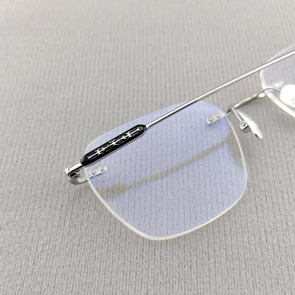 Japanese Design Rimless Eyeglasses - EO - 758 - HP eyeglasses