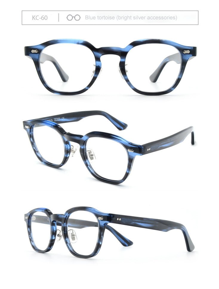 KANEKO - Inspired Vintage Japanese Tortoiseshell Glasses | Thick Acetate Frame | Blue Light Blocking & High Prescription Compatible - HP eyeglasses