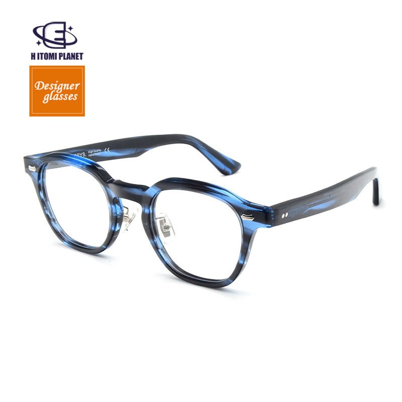 KANEKO - Inspired Vintage Japanese Tortoiseshell Glasses | Thick Acetate Frame | Blue Light Blocking & High Prescription Compatible - HP eyeglasses