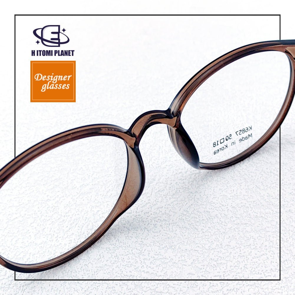 Korea TR90 light weight transparent frame glasses - EO - 6857 - HP eyeglasses