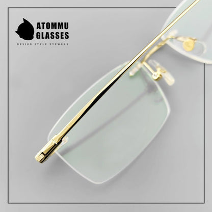 Light Weight Pure Titanium Rimless Eyeglasses - EO - 130015 - HP eyeglasses