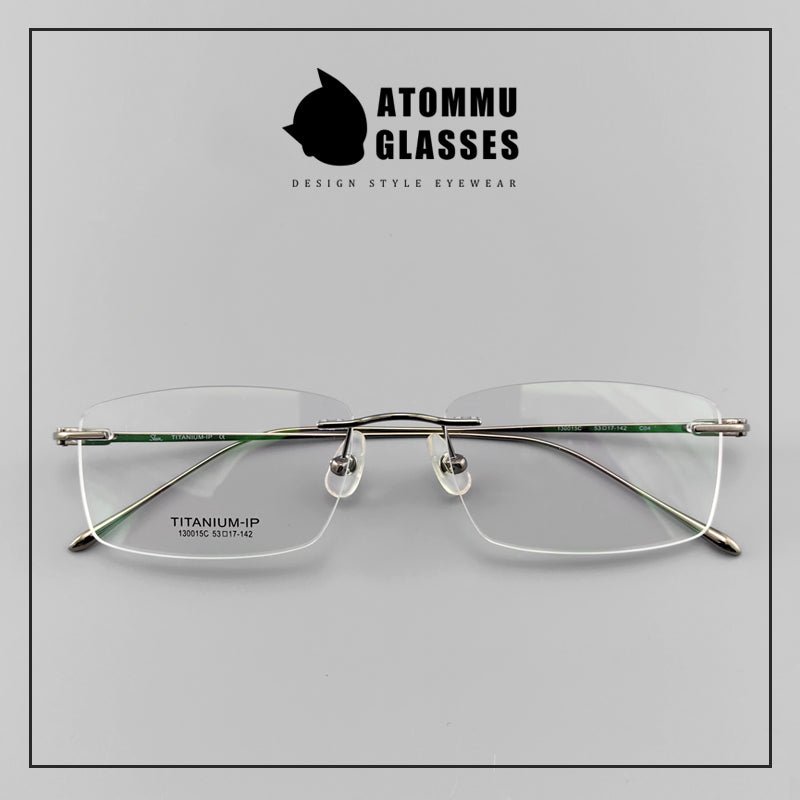 Light Weight Pure Titanium Rimless Eyeglasses - EO - 130015 - HP eyeglasses