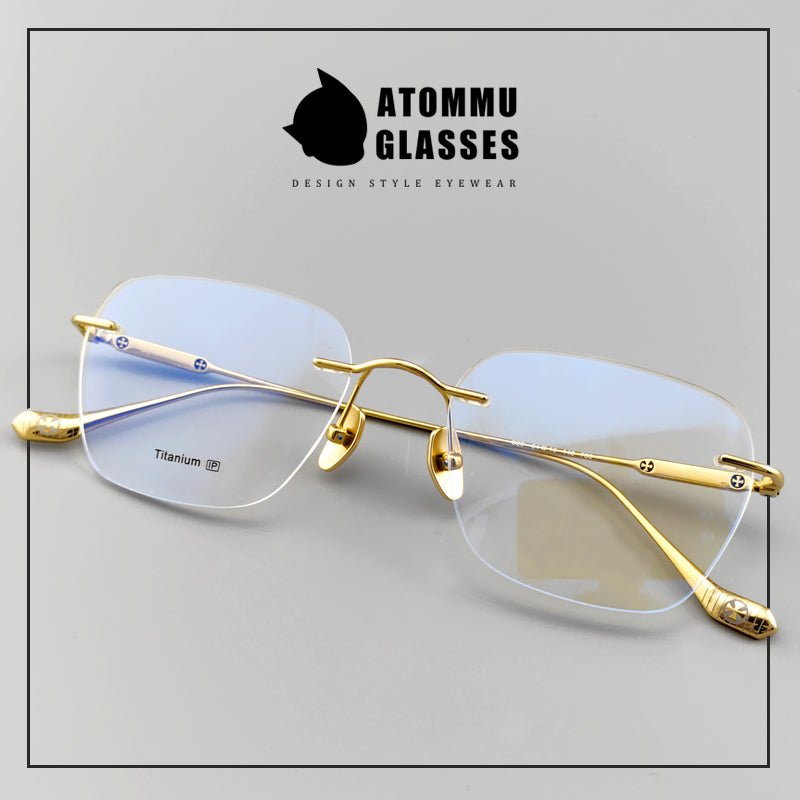 Lightweight Frameless Titanium Glasses | 17g, Perfect for All Face Shapes - EO - 754 - HP eyeglasses