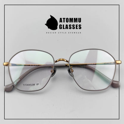 Pure titanium retro clip - on glasses EO - 1565 - HP eyeglasses