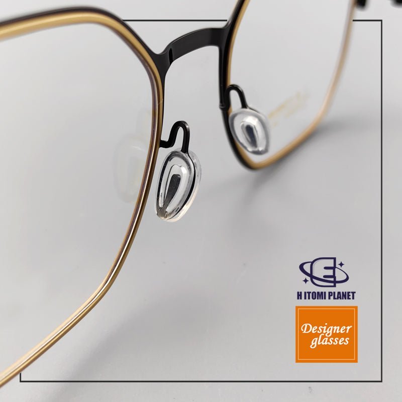 Rectangular Full - Frame Glasses | Beta Titanium Frame & Retro Style - EO - 3024 - HP eyeglasses