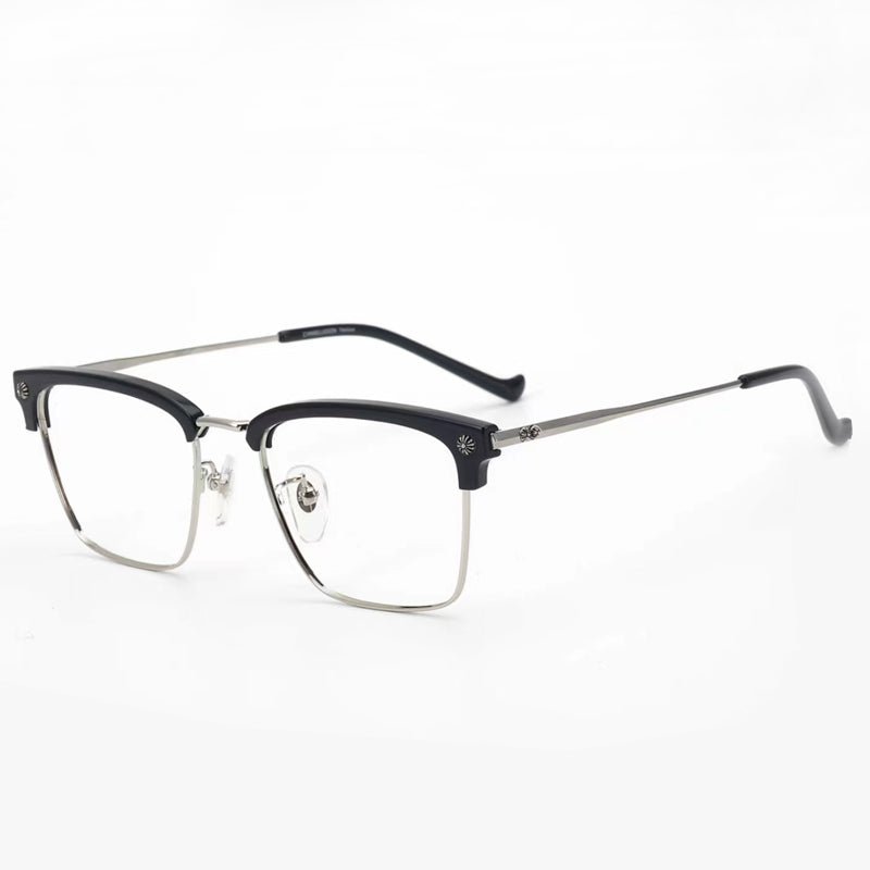 Stylish Browline Titanium Eyeglass Frames: Shop Classic Browline glasses Design - EO - 545 - HP eyeglasses