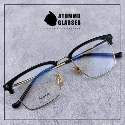 Stylish Browline Titanium Eyeglass Frames: Shop Classic Browline glasses Design - EO - 545 - HP eyeglasses