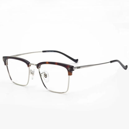 Stylish Browline Titanium Eyeglass Frames: Shop Classic Browline glasses Design - EO - 545 - HP eyeglasses