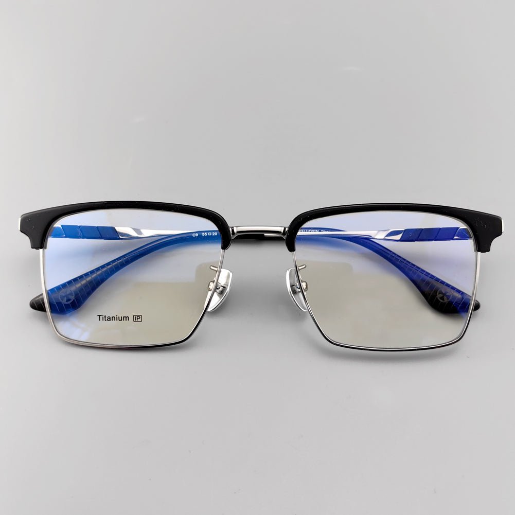 Stylish Browline Titanium Eyeglasses - Browline Frames for Optimal Comfort - EO - 780 - HP eyeglasses