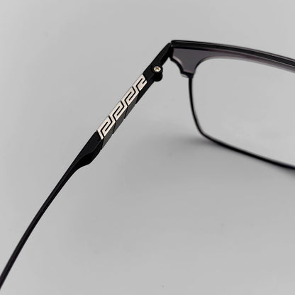 Stylish Browline Titanium Eyeglasses - Browline Frames for Optimal Comfort - EO - 780 - HP eyeglasses