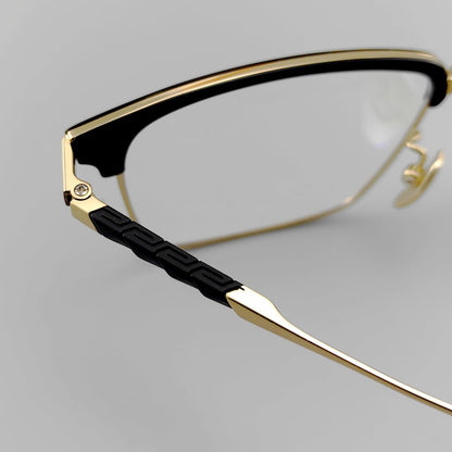 Stylish Browline Titanium Eyeglasses - Browline Frames for Optimal Comfort - EO - 780 - HP eyeglasses