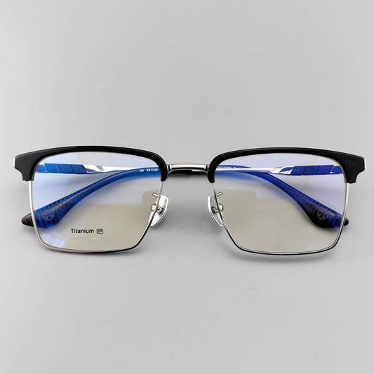 Stylish Browline Titanium Eyeglasses - Browline Frames for Optimal Comfort - EO - 780 - HP eyeglasses