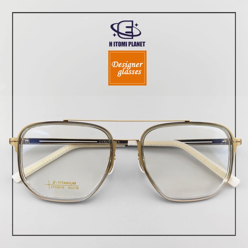 Vintage Aviator Optical Glasses | Beta Titanium Frame & Sporty Design - EO - 3019 - HP eyeglasses