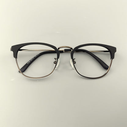 Wooden & Pure Titanium Browline Eyeglasses EO - 8106 - HP eyeglasses